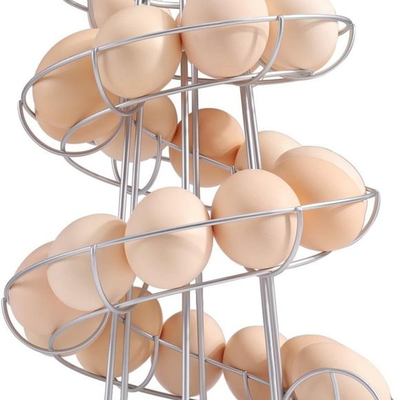 Egg Holder Countertop Freestanding Wired & Spiral Medium Egg Display Egg Holder - Picture 9 of 10